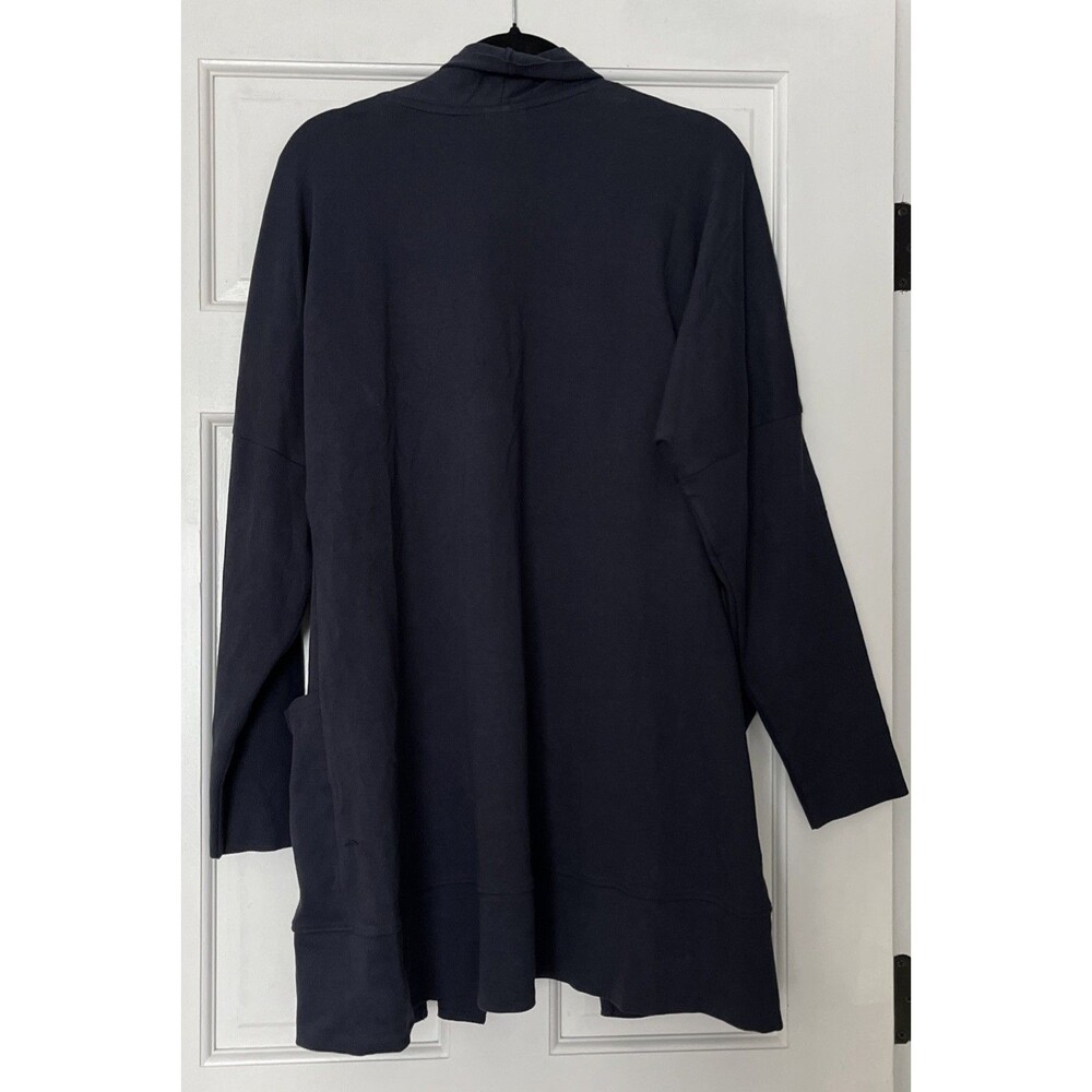 Pact Cardigan Womens M/L Organic Cotton Airplane Wrap Comfort Minimalist Travel - Picture 5 of 7
